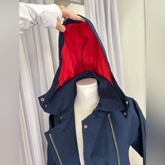 J.Crew Mid Length Rain Jacket - Picture 3 of 3